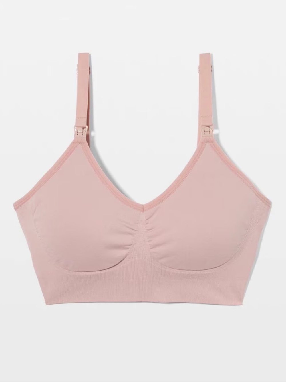Worn Soma Seamless Wireless Nursing Bralette - Nude